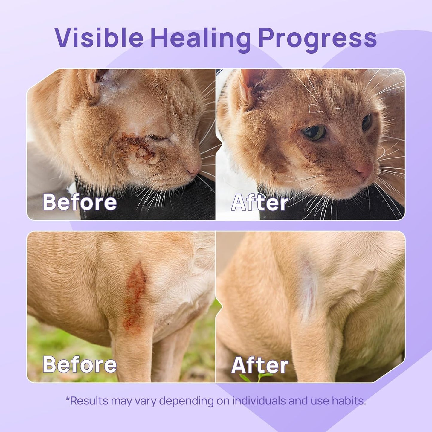 HICC PET Dog Wound Care Hydro Gel, Heals Wounds, Soothes Inflammation, Prevents Infection, Treats Bites, Scratches & Skin Ulcers, Cat Wound Care Solution, Horses First Aid Kits, 3.4 Ounces