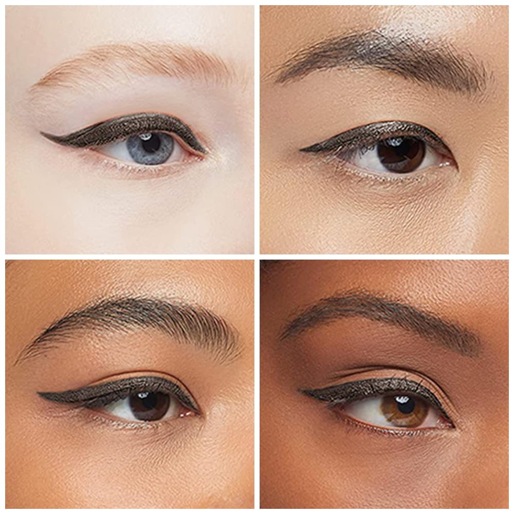 evpct 1Pcs Brown Gel Eyeliner Pencil Eye Black Face Paint Stick Makeup Set Waterproof Matte Cream Crayon Eyeliner Pencil Set Cat Eye Liners Eyeshadow Guide delineador de ojos contra el agua