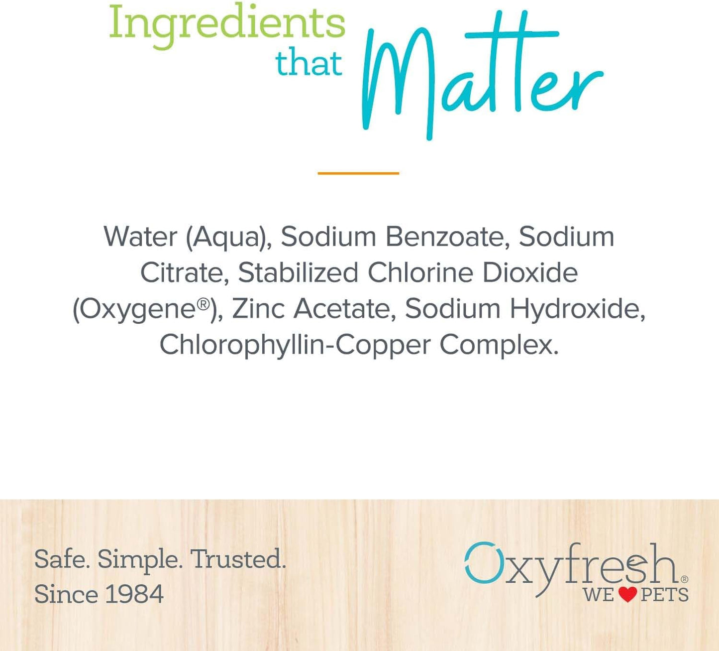 Oxyfresh Premium Pet Dental Care Solution Pet Water Additive: Best Way to Eliminate Bad Dog Breath and Cat Bad Breath - Fights Tartar & Plaque - So Easy, Just Add to Water! Vet Recommended 128 oz.