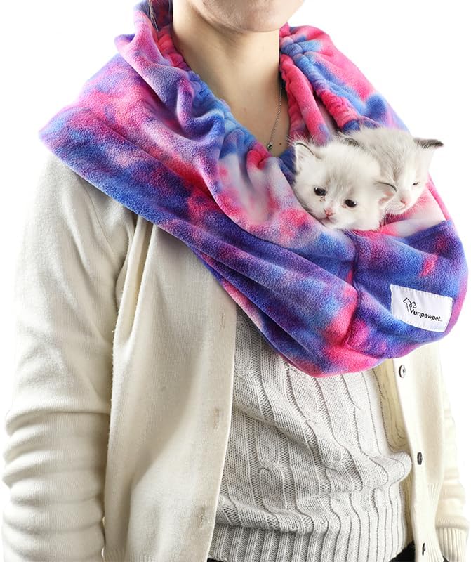 Small Animal Carrier – Hands-Free Pet Bonding Pouch for Small Pets Under 5 lbs, Bearded Dragon Carrier Sling, Guinea Pig Carrier for Sugar Glider, Chinchilla, Bird – Ferret Sling Carrier(Start Dream)