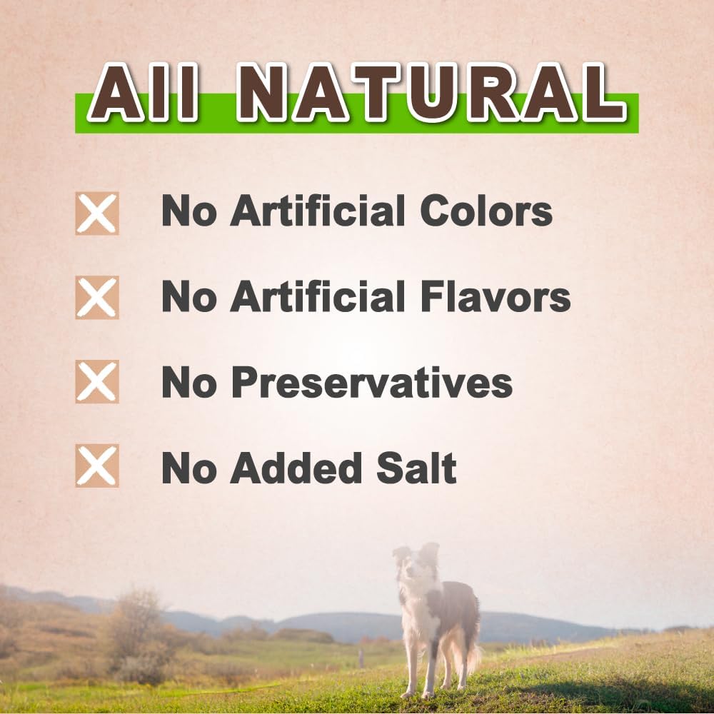 Afreschi Natural Turkey Tendon Pretzel (L) 10 oz, USA-Sourced Turkey Tendon, All Natural Puppy Chew, Hypoallergenic, Rawhide Alternative, for Large Breeds