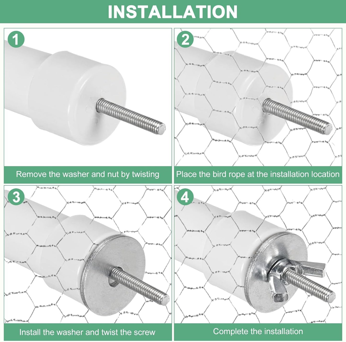 1-Pack Rope Perches for Bird Cages, 31.5 in Length Comfort Grip Flexible Rope Perch Beak & Paw Grinding for Parrots/Cockatiels/Parakeets, Bird Platform Sand [Pink Cyan]