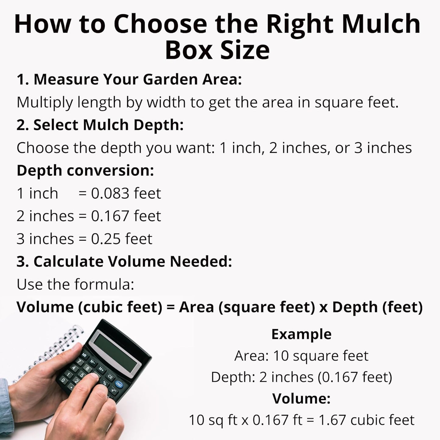 Premium Black Wood Mulch for Landscaping, Gardens, Lawns, Potting Media, and Potted Plants (0.3 CF - 8 L - 9 QTS)
