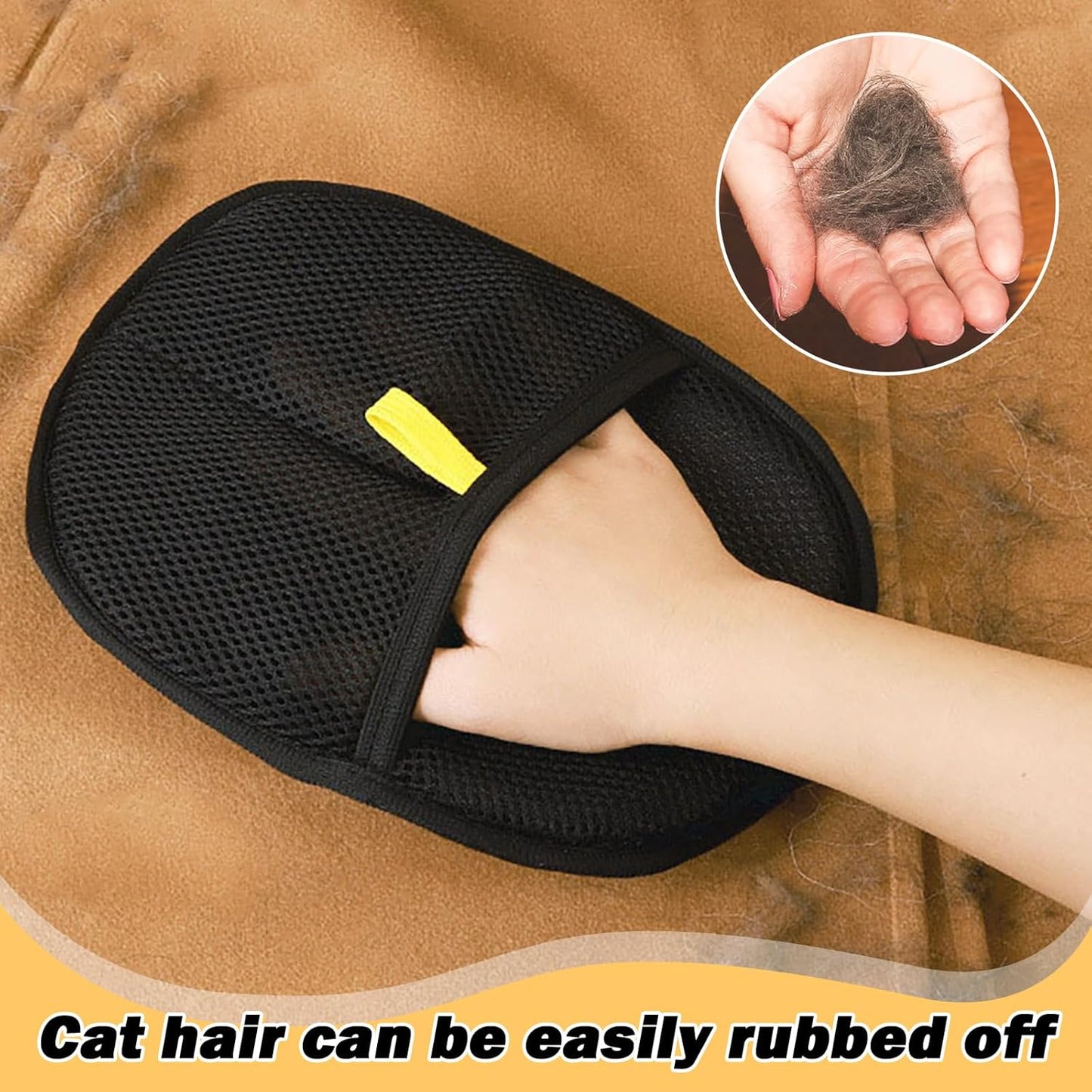 Pet Hair Removal Glove for Cats Dogs,2025 Electrostatic Pet Hair Remover Grooming Removal Gloves for Pets Hair,Hair Remover Gloves for Couch Clothes Carpet Bed Furniture Pet Grooming