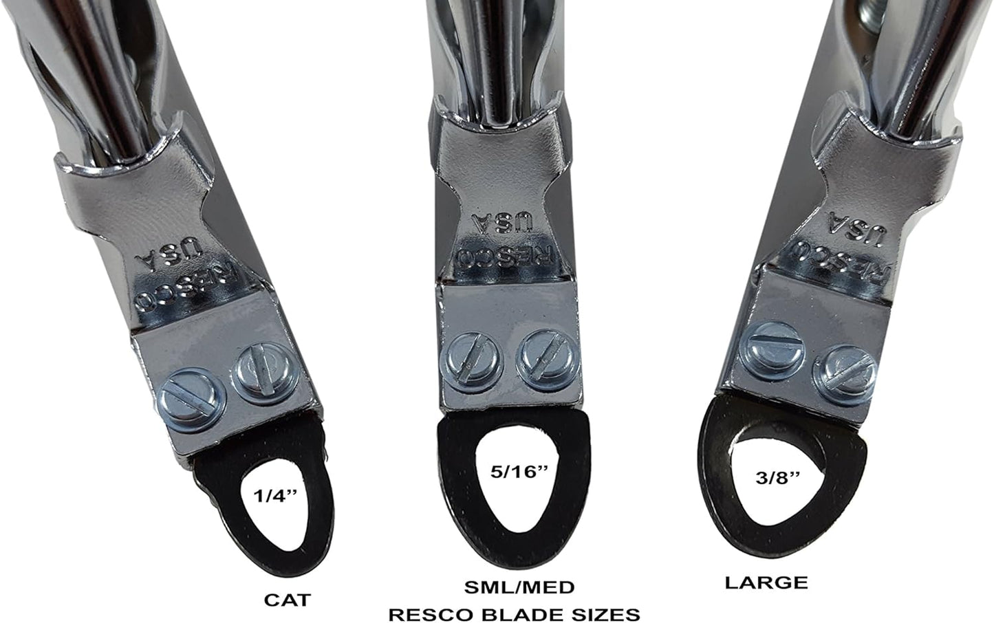 Resco Original Deluxe Dog, Cat, and Pet Nail/Claw Clippers. Best USA-Made Trimmer, More Colors & Sizes, Tiny, Chrome