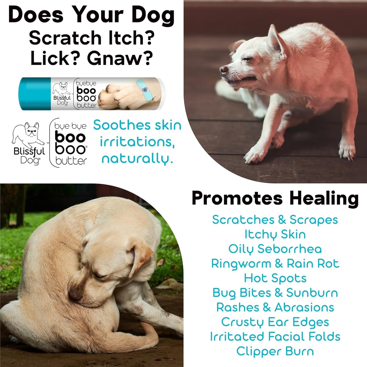 The Blissful Dog Mixed Breed Boo Butter, 1 oz