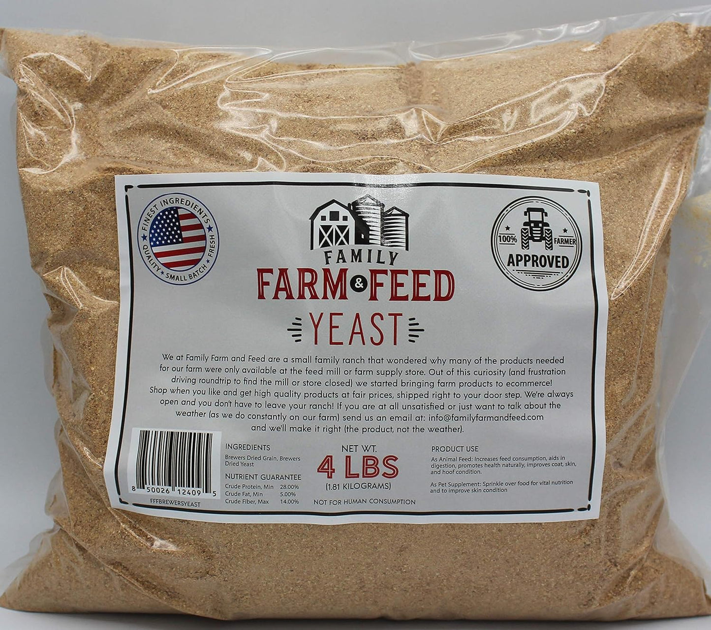 | Brewers Yeast | Animal and Pet | Young and Adult | Granular | 4 Pounds