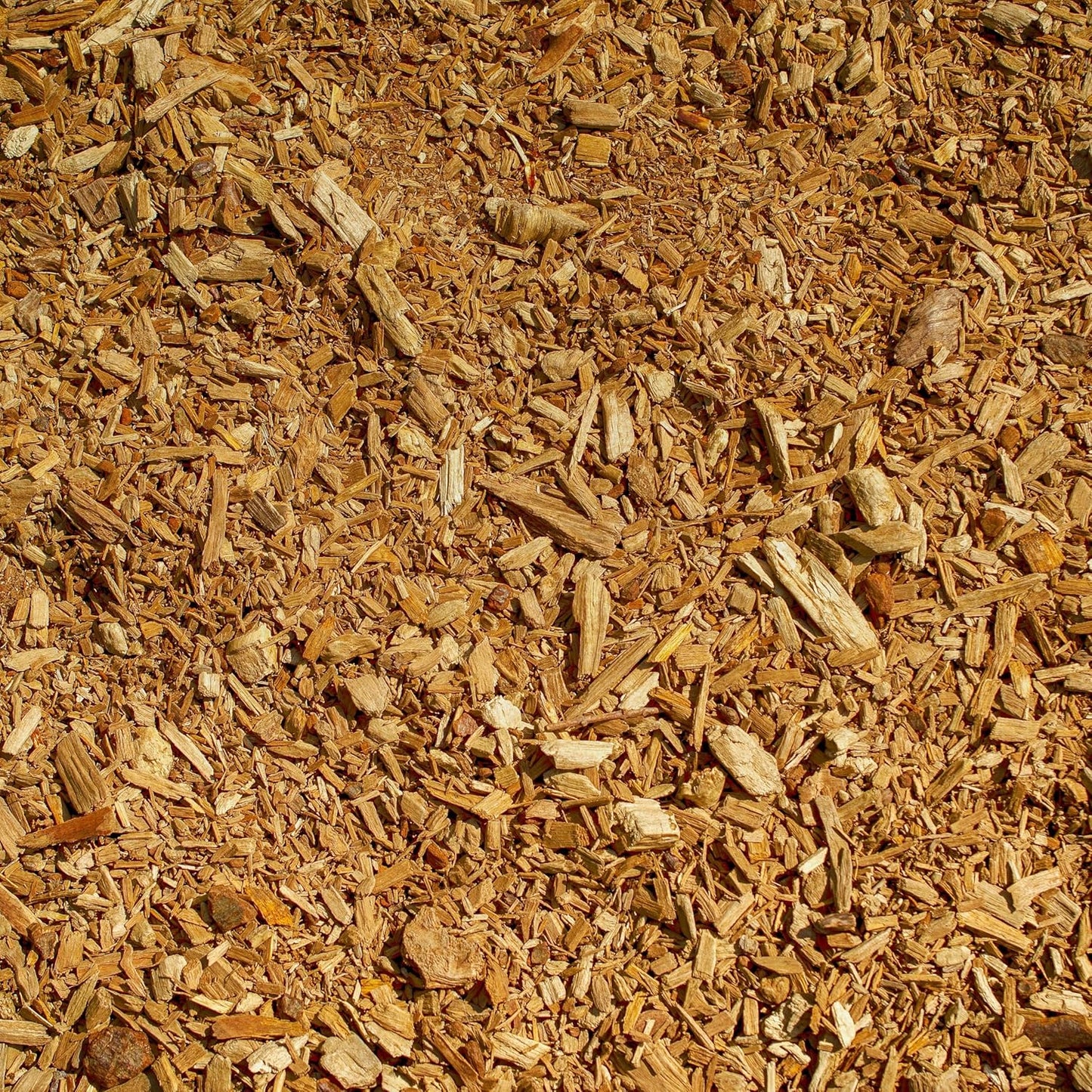 Premium Gold Wood Mulch for Landscaping, Gardens, Lawns, Potting Media, and Potted Plants (0.3 CF - 8 L - 9 QTS)